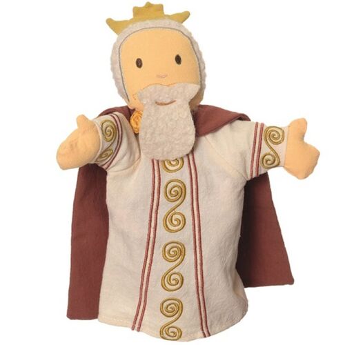 Handpuppe K�nig Benjamin 29 cm Pl�schtier Puppen- und Kasperletheater
