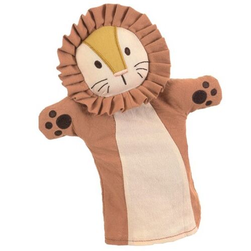 Handpuppe L�we Leo 29 cm Pl�schtier Puppen- und Kasperletheater