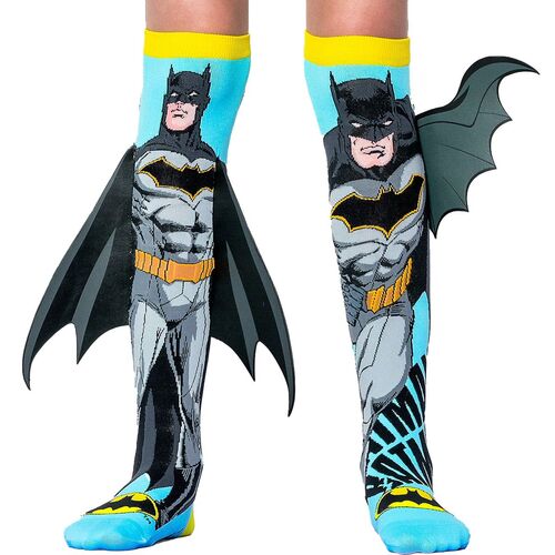 Lustige Batman Socken Superheld mit 3D-Umhang f�r Kinder und Erwachsene