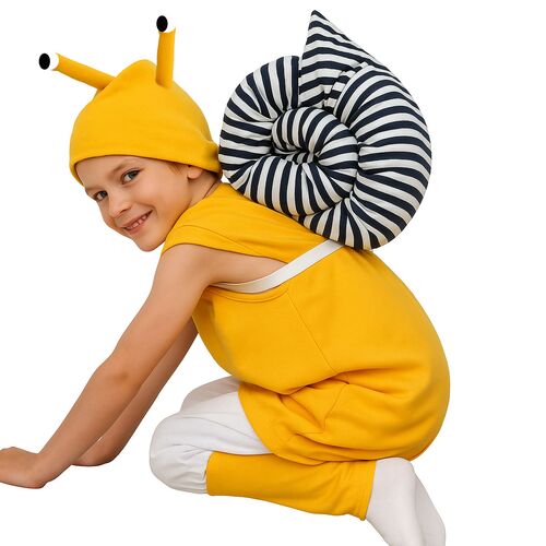 Schnecken Kost�m Fine mit Schneckenhaus f�r Kinder