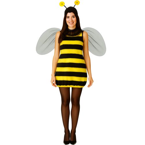 Bienen Kost�m Queen Bee mit Fl�geln & F�hlern f�r Damen