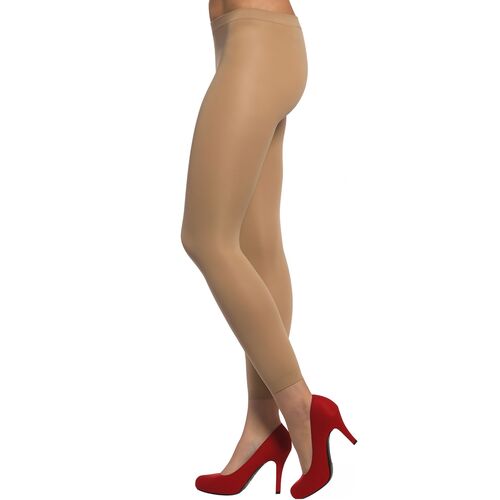 Thermoleggings Beige w�rmende Leggings f�r Damen