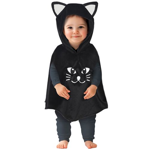 Katzen Kost�m Halloween Schwarzes Kitten f�r Kinder