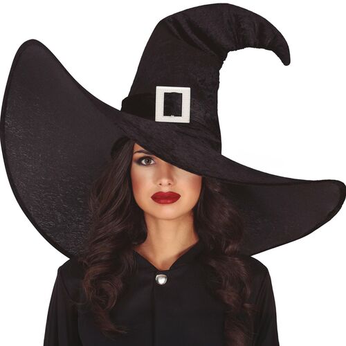 XXL Hexenhut Black Witch Schwarz Halloween f�r Damen