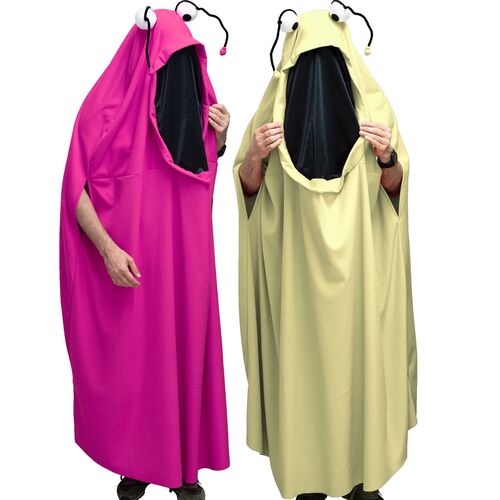 Monster Kost�me Koko Creme Wei� & Kuki Pink f�r Erwachsene Paarkost�m