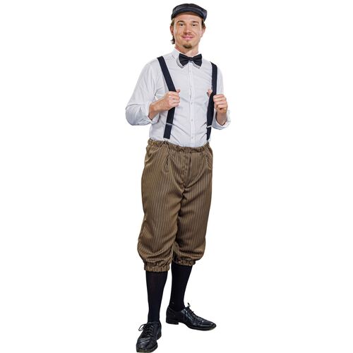 Knickerbocker Hosen Braun gestreift 20er Jahre f�r Herren