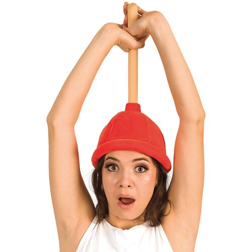 P�mpel Hut Pumpfix KW 58 cm Kost�m-Zubeh�r f�r Erwachsene