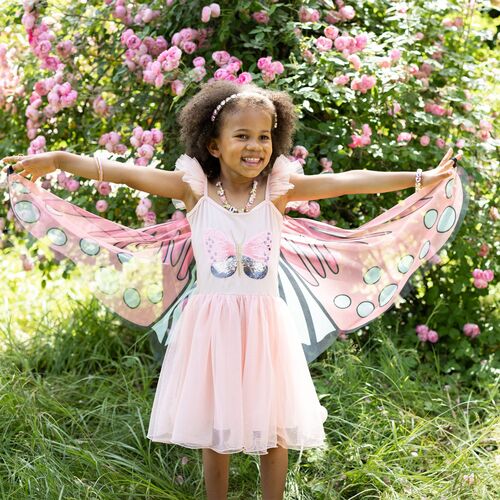 Schmetterling Kost�m Fee Rosalie Kleid mit Fl�geln f�r Kinder