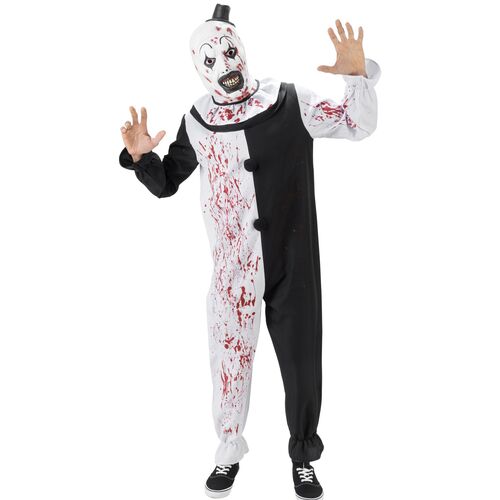 Terrifier Art the Clown Halloween Deluxe Kost�m mit Maske f�r Herren