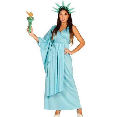 Freiheitstatue Kost�m Mrs. Liberty G�ttin der Freiheit f�r Damen