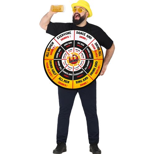 Darts Kost�m Bier-Version Dartscheibe mit 2 B�llen f�r Erwachsene