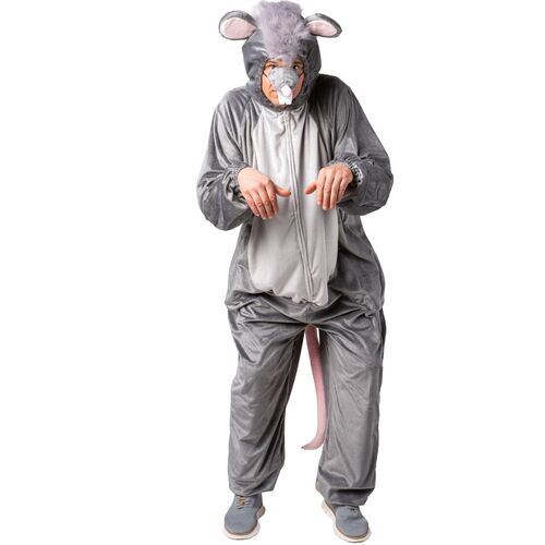 Ratten Kost�m Maus Cheesy Grau f�r Erwachsene