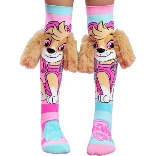 Paw Patrol Socken Lustige Socken Skye mit 3D-Ohren Hund f�r Kinder & Erwachsene