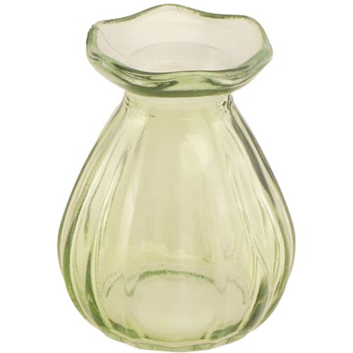 Mini Glasvase Corolle 7 x 9 cm kleine Blumenvase Tisch-Deko