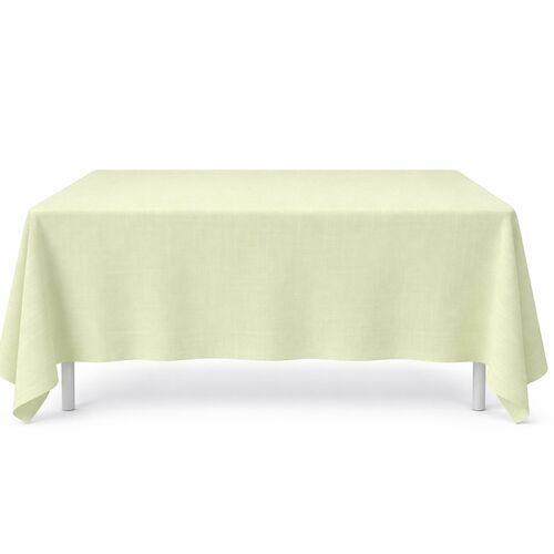 Tischdecke aus Baumwolle 125 x 240 cm gewaschen nat�rliche Tischdeko