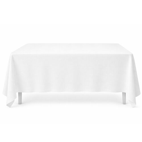 Tischdecke aus Baumwolle 125 x 240 cm gewaschen nat�rliche Tischdeko