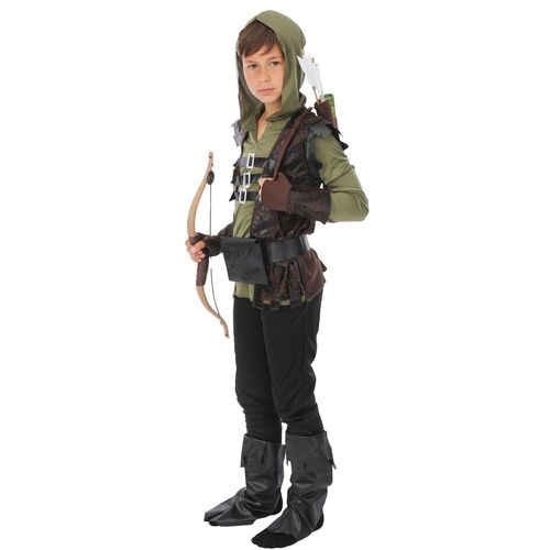 Robin Hood Kost�m Kinder Gr�n Mittelalter Bogensch�tze