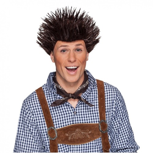 Igel Per�cke braun Tierper�cke f�r Erwachsene