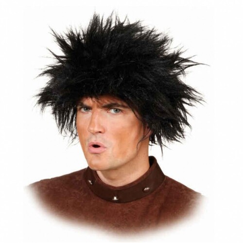 Urmensch Per�cke schwarz Wilder Mann f�r Herren