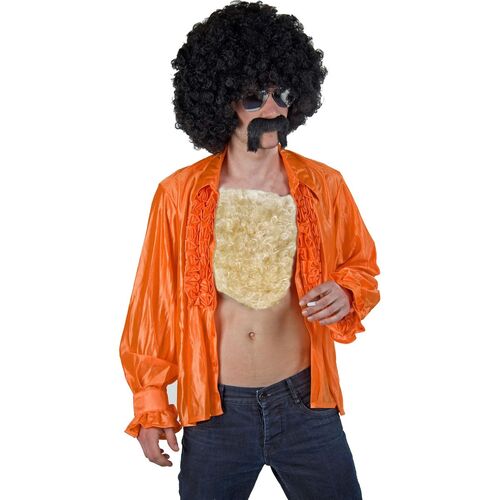 Brusthaar-Toupet blond gelockt 28 x 20 cm Prolet fr Herren