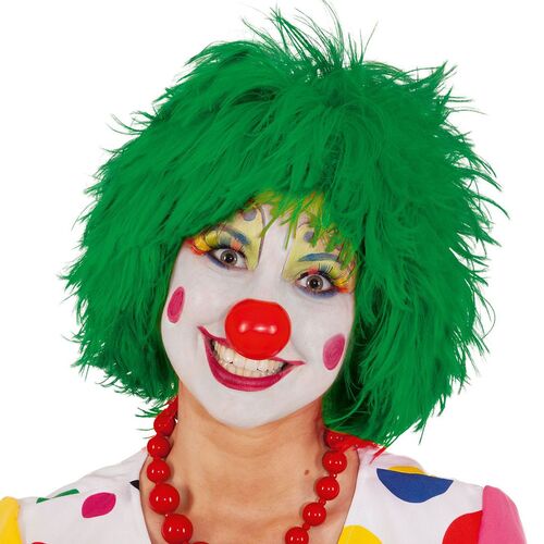 Clown Per�cke Gr�n Clownsper�cke Witzbold f�r Erwachsene