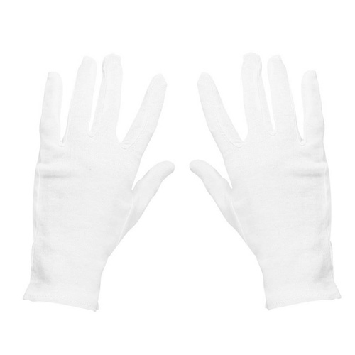 Handschuhe wei Kostm-Zubehr