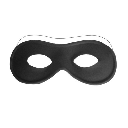 Domino Augenmaske Textilmaske schwarz fr Kinder & Erwachsene