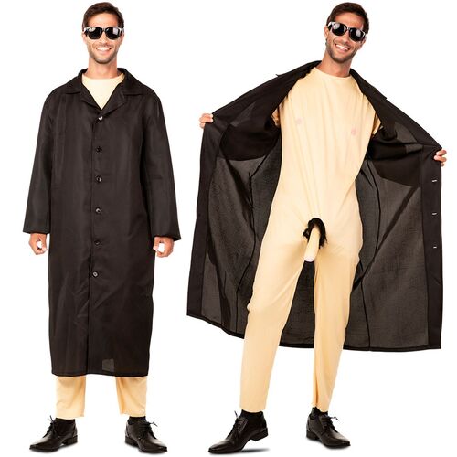 Exhibitionist Kost�m Entbl��er f�r Herren