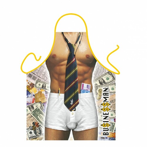 Grillsch�rze Businessman