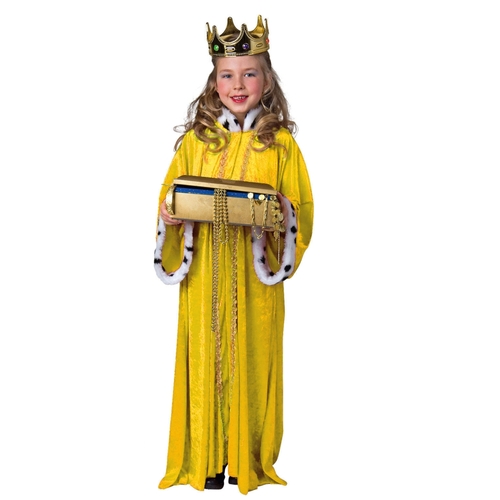Sternsinger Kost�m Gelber Mantel Heilige Drei K�nige f�r Kinder
