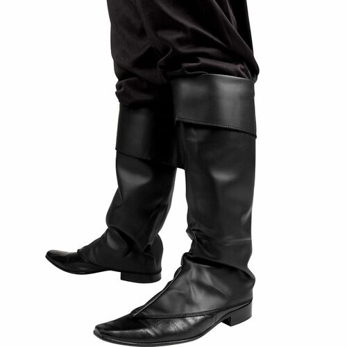 Schlichte Gamaschen schwarz Stiefelstulpen J�ger Weihnachtsmann f�r Herren