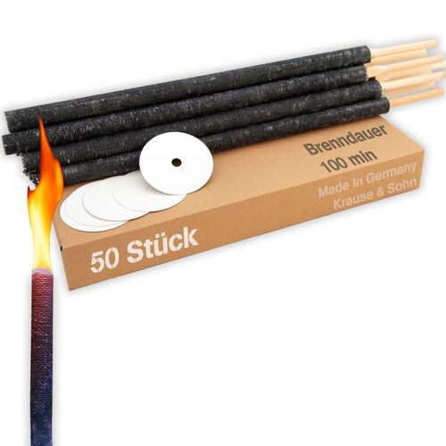 50 Fackeln 100 Minuten Brenndauer L�nge 60 cm