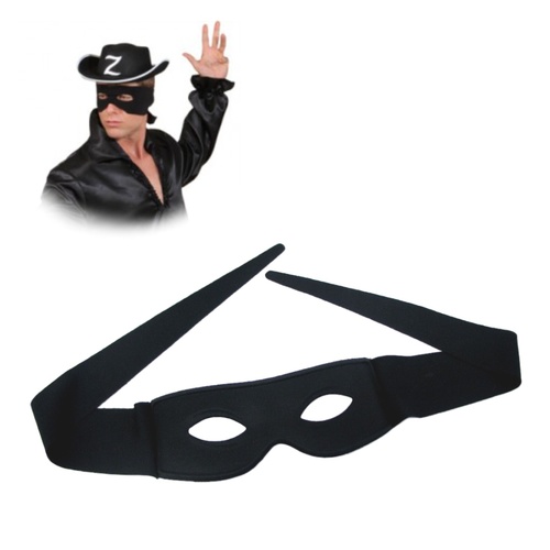 Zorro Maske Augenbinde schwarz Kost�m-Zubeh�r