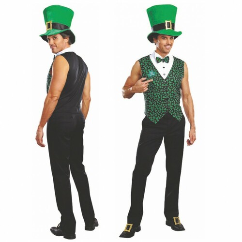 Irish Kost�m Gr�nes Kleeblatt Barry f�r Herren