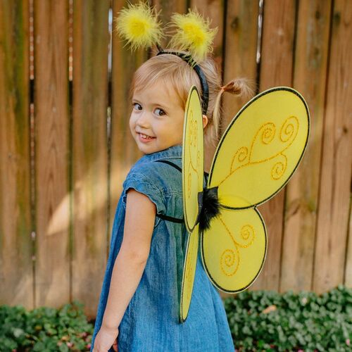 Bienen-Set Kost�m Fl�gel und Haarreif f�r Kinder