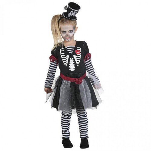 Skelett Kost�m Halloween Kleid f�r Kinder
