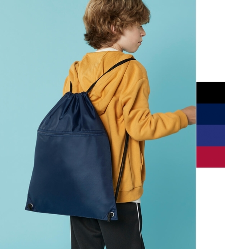 Quadra Rucksackbeutel Turnbeutel Wasserabweisender Stoff 14 Liter QD71 NEU