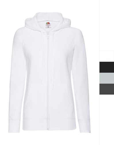 5er Pack Ladies Lightweight Hooded Sweat Jacket