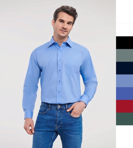 3er Pack Poplin Shirt LS