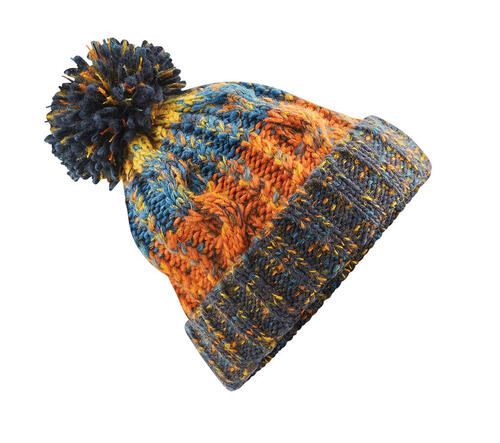 4er Pack Corkscrew Pom Pom Beanie 