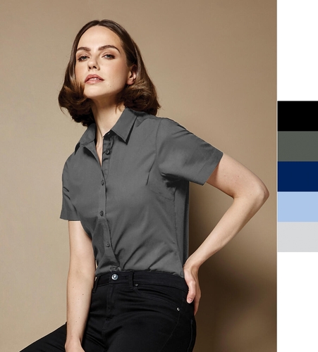 3er Pack Womens Tailored Fit Poplin Shirt SSL