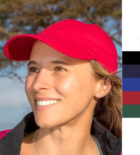 10er Pack Low Profile Brushed Cotton Cap