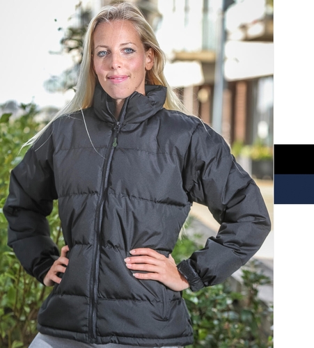 Result Damen Jacke Daunen Optik wasserabweisend Holkam Down Feel R181F NEU