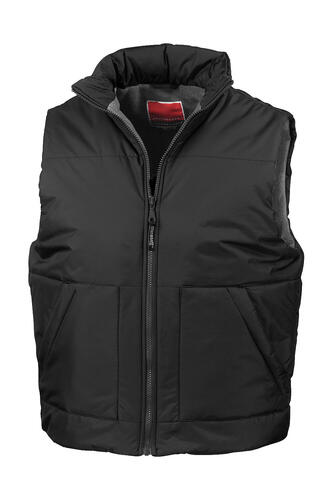 Result Herren Weste mit innen Fleece Stehkragen gepolstert Bodywarmer R44 NEU 