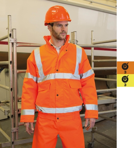 Result Core High Viz Winter Blouson R217X EN471 Klasse 3 Reflektionsstreifen