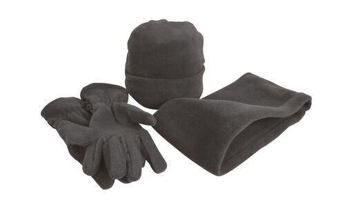 Result Accessory Set M�tze, Schal und Handschuh R040X Antipiiling Fleece NEU 