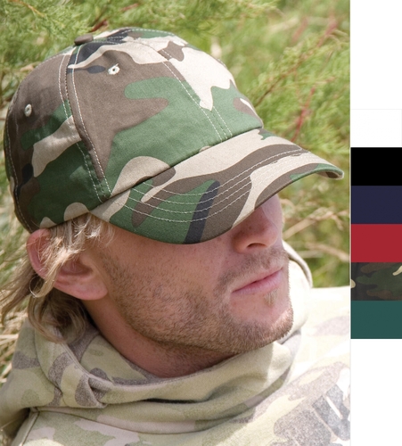 Result Caps Unisex Military Basecap Heavy Cotton Drill Cap RC010X NEU