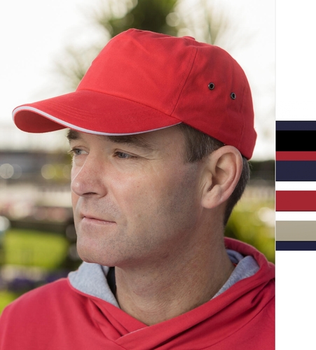 Result Caps Herren Baseball Cap Baumwolle samtig Plush Sandwich RC072X NEU