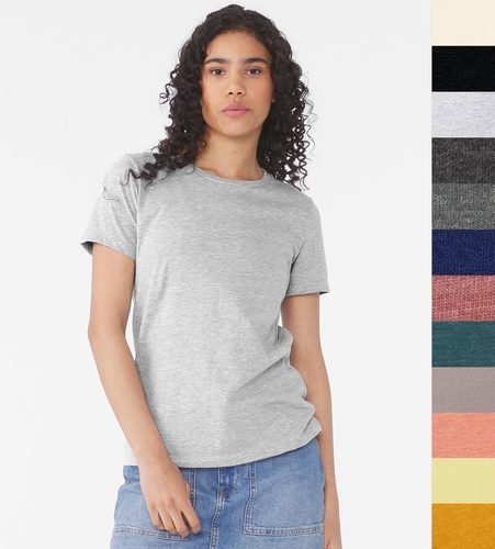 Bella+Canvas Womens Relaxed CVC Jersey Short Sleeve Tee 6400CVC Damen Kurzarm T-Shirt