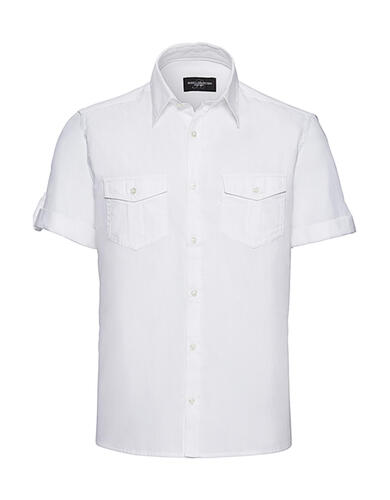 Russell Europe Herren Hemd Roll Sleeve Shirt Baumwolle S-4XL R-919M-0 NEU 